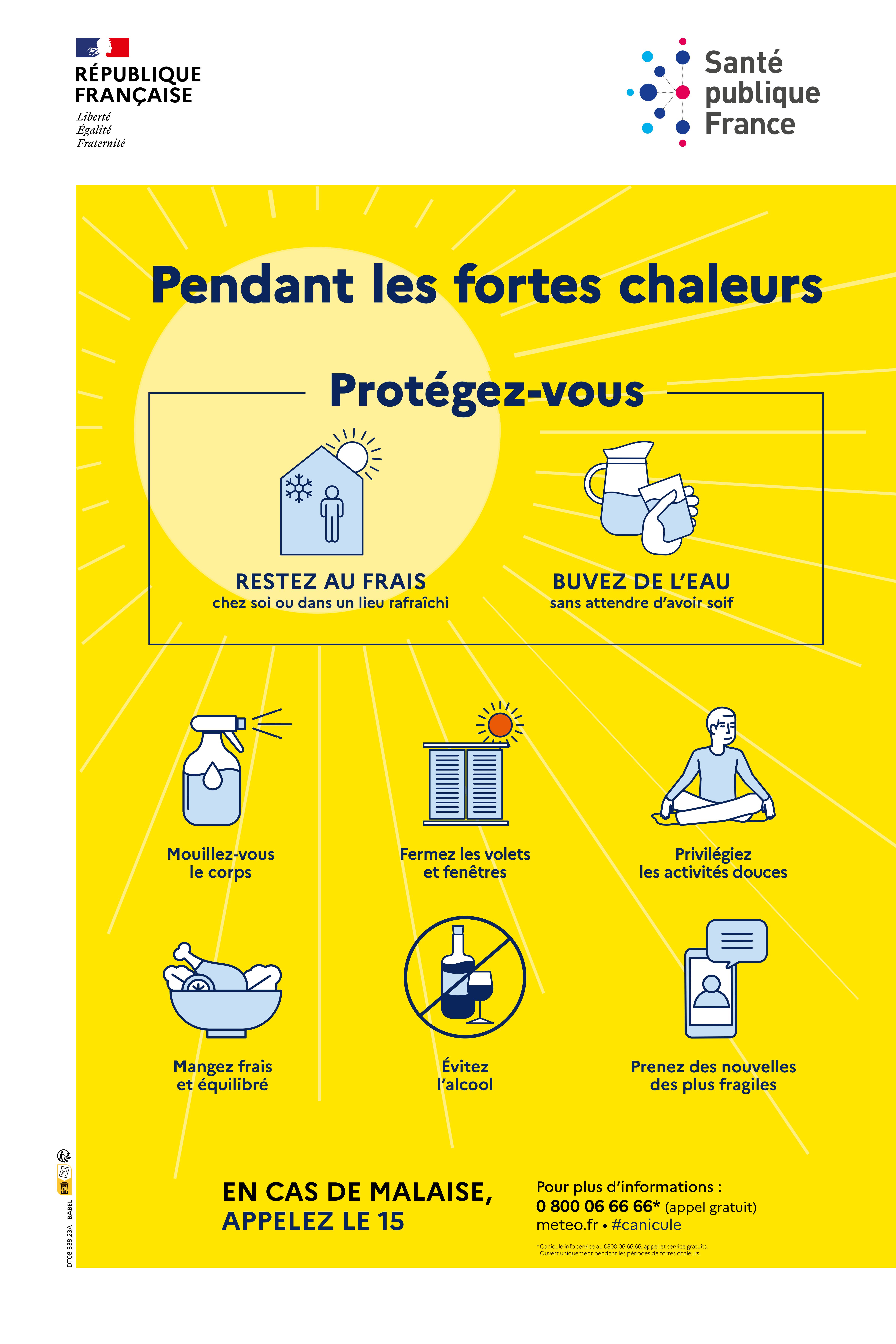 affiche canicule